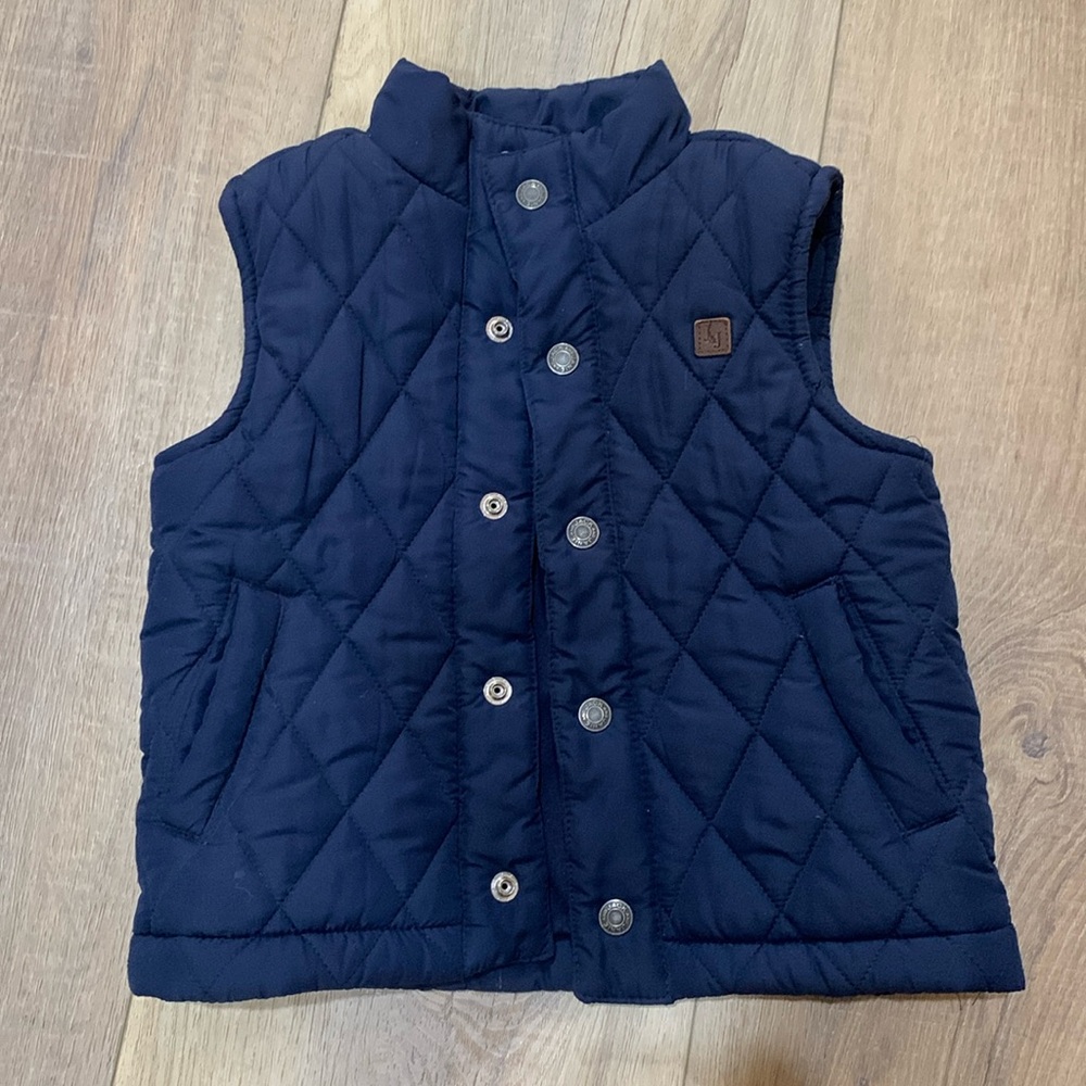 Jenie and Jack quilted vest 2t